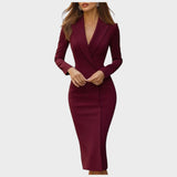Manja - Elegantné priliehavé sako šaty