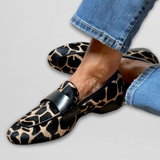 Katie – Ortopedické mokasíny s leopardím vzorom