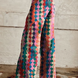 Monika - Elegantné boho nohavice