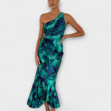 Sienna - Elegantné Maxi Šaty s Výstrihom
