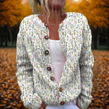 Michelle - Jarný umelecký kardigan