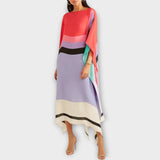 Elenora - Geometrický kaftan s voľným strihom
