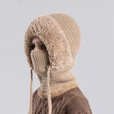 Dámska zimná beanie čiapka 3-v-1