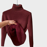 Kaja - Mäkký Pulóver s Turtleneck Golierom