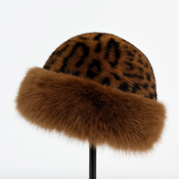 Amarah™ – leopardí kožušinový plášť