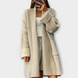 Euphemia - Dlhý pletený cardigan