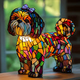 Svetielko Shih Tzu – Nádherná dekorácia s mašľou