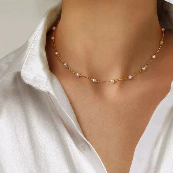 Perla – Zlatý náhrdelník s eleganciou