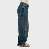 Adelina - Dámske balónové carpenter jeans
