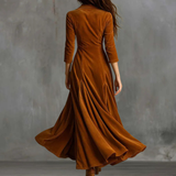 Audrey – Elegantné maxi šaty s gombíkom
