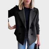 Emma - Elegantný blazer s pletením na rukávoch