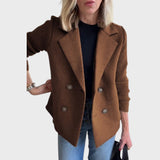Emma - Elegantný blazer s pletením na rukávoch