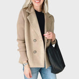 Emma - Elegantný blazer s pletením na rukávoch