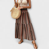 Pohodlné sukne so vzorom
