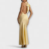 Lennon - Elegantné maxi šaty zo hodvábu